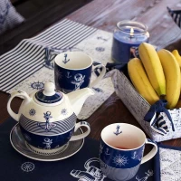 Home Elements Porcelánový hrnek, 300 ml, Námořnický