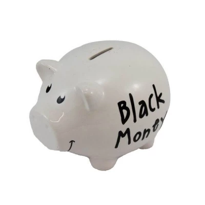 Velká kasička na peníze \\\'Black Money\\\'
