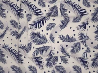 HOME ELEMENTS Bavlnené Obliečky, modré perie, jednolôžko 140 x 200 cm vankúš 70x90 cm