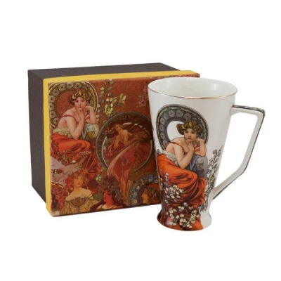 HOME ELEMENTS Porcelánový hrnek 500 ml, Mucha