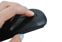 ISO 07 Bezdrátová optická myš ultra tenká černá