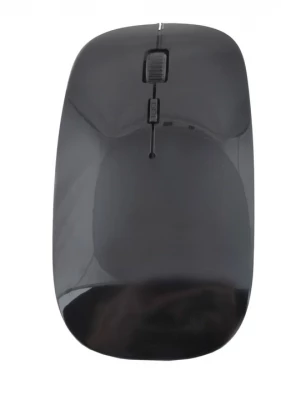ISO 07 Bezdrôtová optická myš ultra tenká čierna