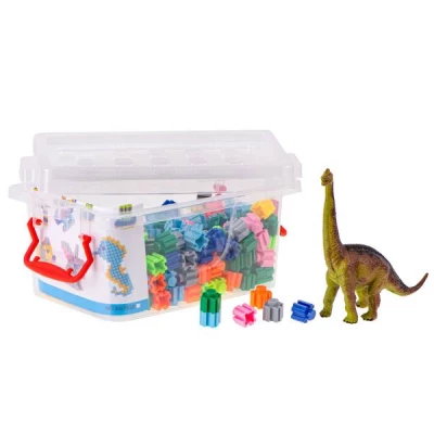 KIK KX7480 Mega stavebnice kostky Dinosaurus 265 dílů