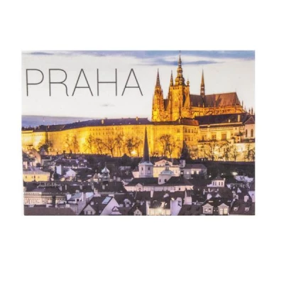 Plechový magnet Praha - hrad