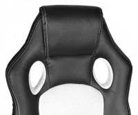 Malatec 2736 Kancelářská židle sportovní design bílá Basic