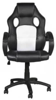 Malatec 2736 Kancelářská židle sportovní design bílá Basic