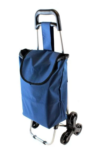 APT AG405B Nákupní taška na kolečkách do schodů 37 L modrá