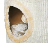 Malatec 2797 Škrabadlo pro kočky 100x36 cm, trojposchoďová věž béžová