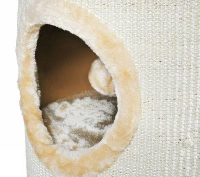 Malatec 2797 Škrabadlo pro kočky 100x36 cm, trojposchoďová věž béžová