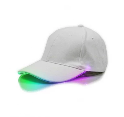 APT Svítící LED kšiltovka bílá RGB