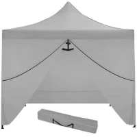Malatec 9923 Prodejní stánek 3 x 3 m + 4 stěny šedý