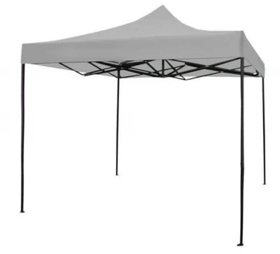 Malatec 9923 Prodejní stánek 3 x 3 m + 4 stěny šedý