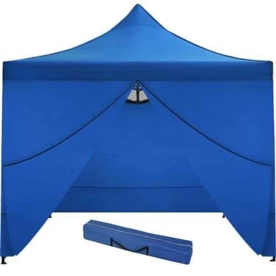 Malatec 9922 Prodejní stánek 3 x 3 m + 4 stěny modrý