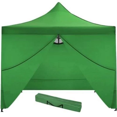 Malatec 9921 Prodejní stánek 3 x 3 m + 4 stěny zelený