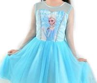 KIK Elsa šaty Frozen Ľadové kráľovstvo 120 cm