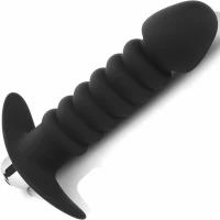 Sensual Vibrační anální kolík Butt Plug 13 cm černá