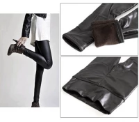 APT Dámské legíny zimní černé lesklé S/M/L