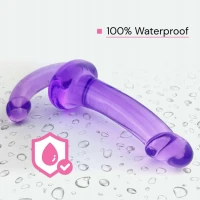 Dvojité dildo Sensual 25,5 cm, fialové