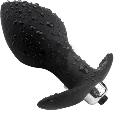 Sensual Vibrační anální kolík 9.5 cm, černá