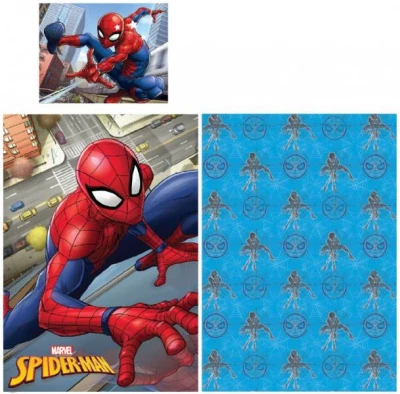Javoli Dětské bavlněné povlečení Disney Spider-man 140×200cm, 70×90 cm