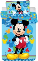 Javoli Dětské bavlněné povlečení Disney Mickey 100×135cm, 40×60 cm 