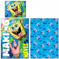 Javoli Detské bavlnené obliečky SpongeBob 140 × 200cm, 70 × 90 cm