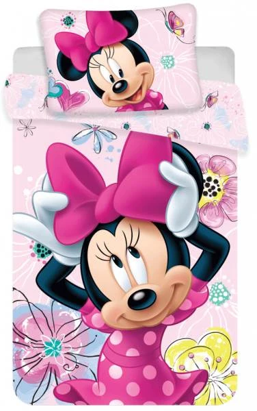 Javoli Dětské bavlněné povlečení Disney Minnie 100×135cm, 40×60 cm IV