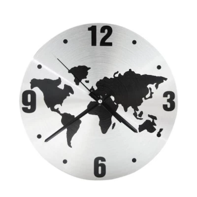 GT K70N Designové nástěnné hodiny Mapa světa 30 cm