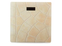 Verk 17097 Digitální osobní váha skleněná LCD 180Kg/100g černozlatá