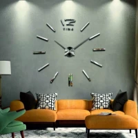APT Designové 3D nalepovací hodiny 120cm