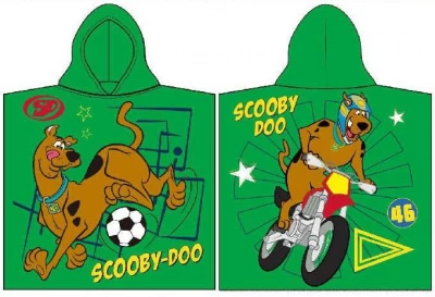 Javoli Pončo Scooby Doo 60 x 120 cm zelené