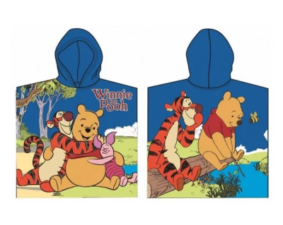Javoli Disney Medvídek Pú Pončo 50 x 100 cm modré