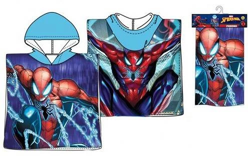 Javoli Pončo Spiderman 50 x 100 cm modré