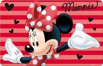 Javoli Prestieranie plastové Disney Minnie 3D 40 x 30 cm