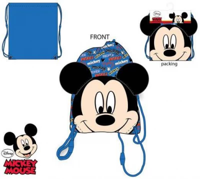 Javoli Dětský Vak na záda Disney Mickey 37,5 x 31,5 cm modrý