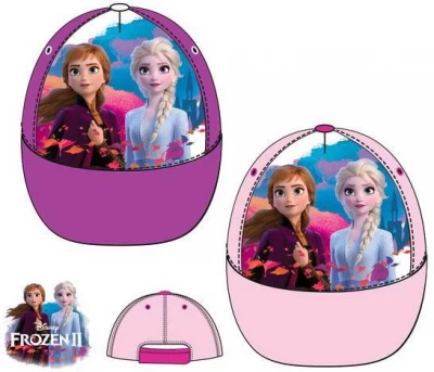 Javoli Dievčenské šiltovka Disney Frozen veľ. 52 svetlomodrá