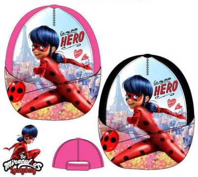 Javoli Dívčí kšiltovka Miraculous vel. 54 růžová