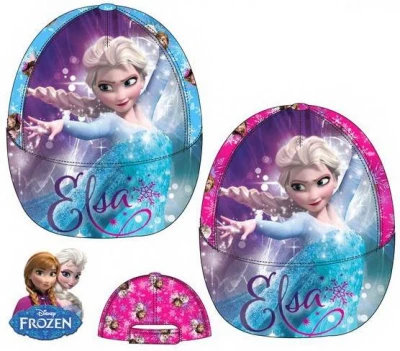 Javoli Dívčí kšiltovka Disney Frozen Elsa vel. 54 tmavě růžová