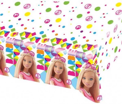 Javoli Plastový ubrus Barbie 120 x 180 cm
