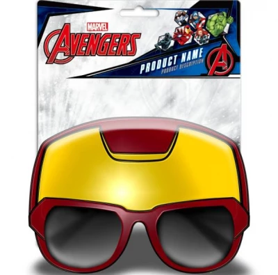 Javoli Sluneční brýle pro děti Avengers 3D červené