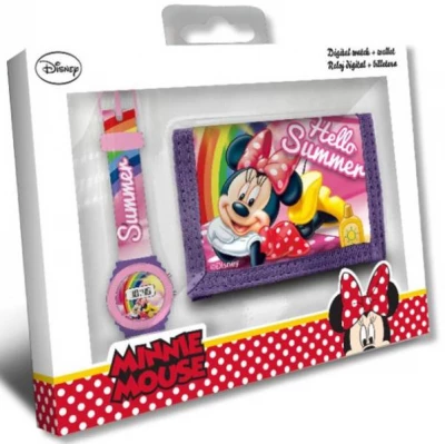 Javoli Dárková sada Disney Minnie peněženka s hodinkami II