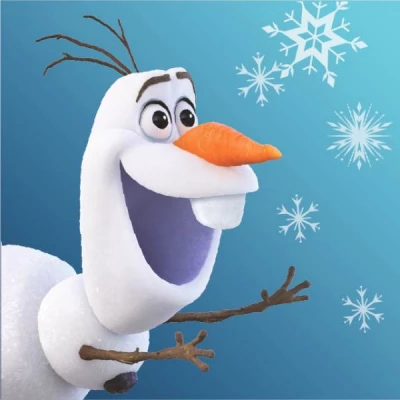 Javoli Ručník na obličej Frozen Olaf 30 x 30 cm