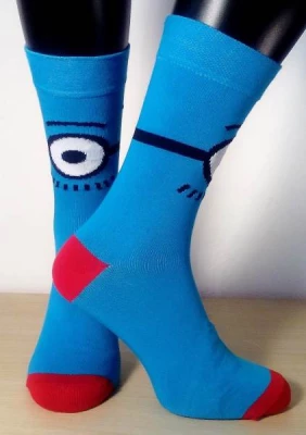 Happy Veselé ponožky Oko vel. 41-46 modré