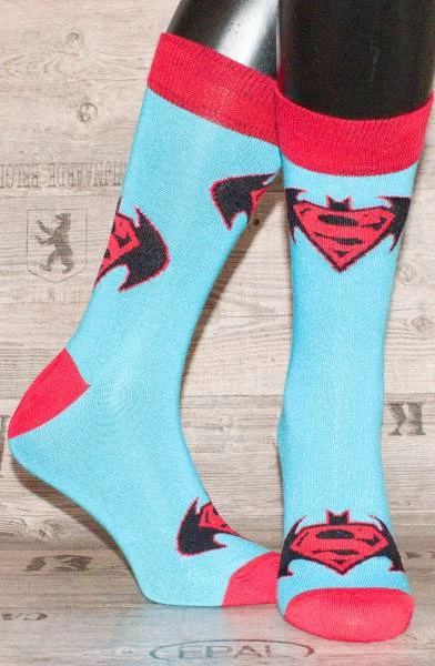 Happy Veselé ponožky Superman vel. 41-46 modré