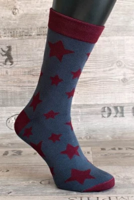 Happy Veselé ponožky Hviezda vel. 41-46 hnedé