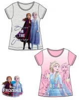 Javoli Dětské tričko krátký rukáv Frozen vel. 116 růžové