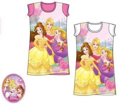 Javoli Dětské tričko krátký rukáv Disney Princess vel. 116 růžové