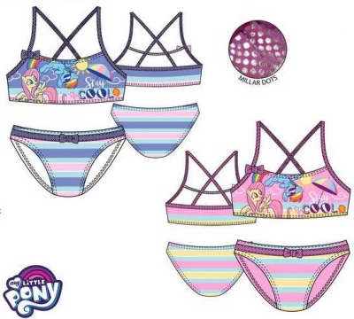 Javoli Dvojdílné plavky My Little Pony vel. 116 růžové