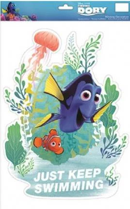 Javoli Samolepka na okno Disney Hledá se Dory 48 x 29 cm