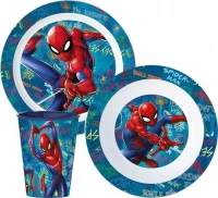 Javoli Dětská jídelní sada Micro Spiderman 3-dílná II